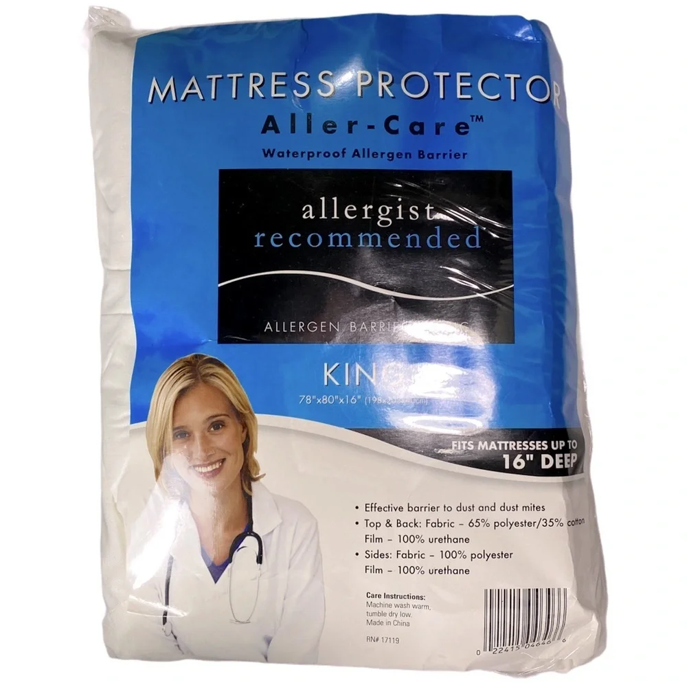Aller-Care allergen protector mattress cover King size